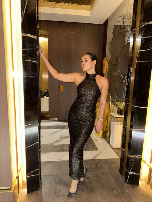 Сукня в лелітках, паєтках, блискуча . S/M