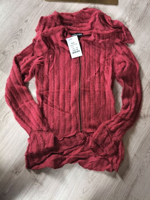Nowy sweter s/m burgundowy