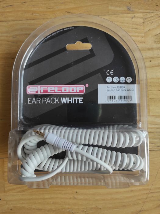 Reloop ear pack white gąbki i kabel do słuchawek rh-3500