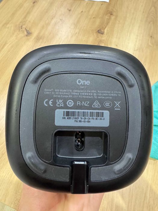 Sonos One (gen2) EU (Black) - 2 sztuki