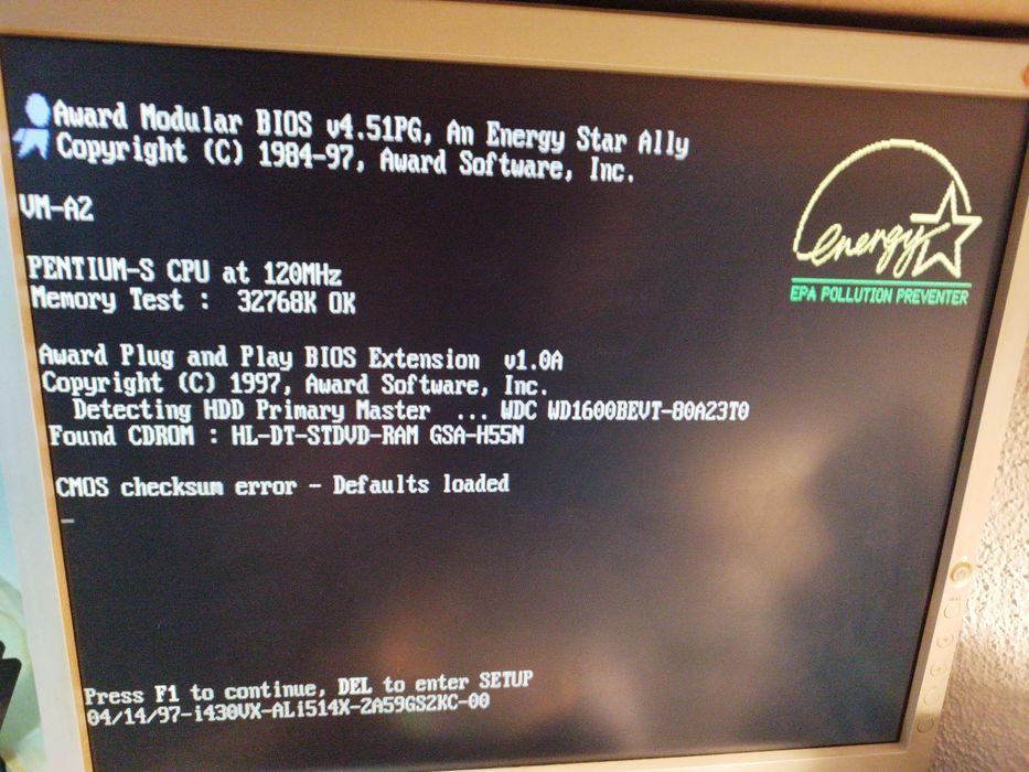 Retro Gaming Pentium 120 win98