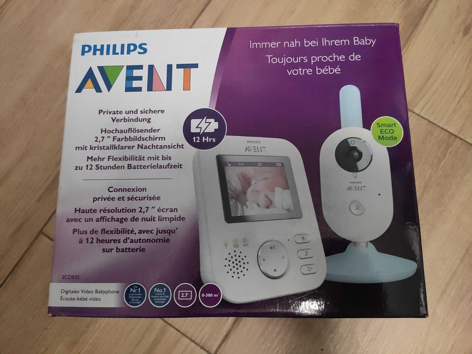 Philips Avent Baby Monitor SCD835 Monitor de Bebé de Vídeo Digital Fânzeres  E São Pedro Da Cova • OLX Portugal