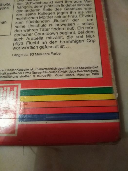Kaseta VHS "Prawo Murphy'ego"