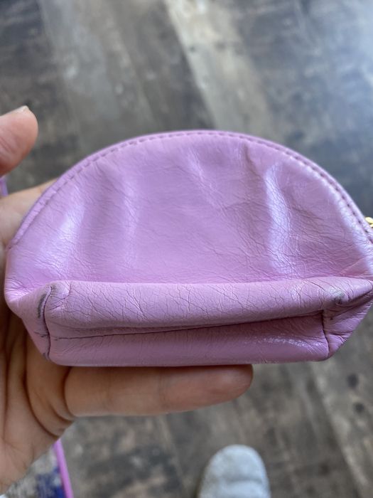 porta-moedas em pele cor-de-rosa Bimba y Lola