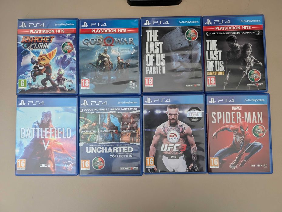 Conjunto de jogos PS4