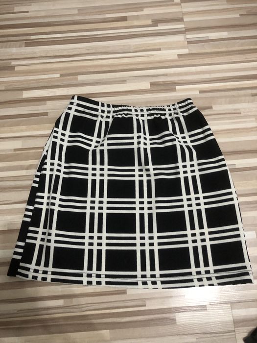 Spódnica w kratę mini Shein S
