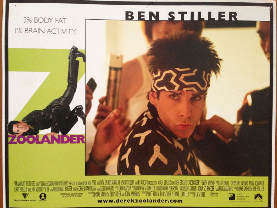 Cartazes cinema Matrix Astérix Anjos de Charlie Zoolander e mais