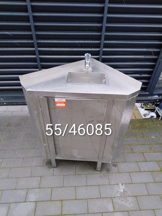 Szafka nierdzewna z zlewem