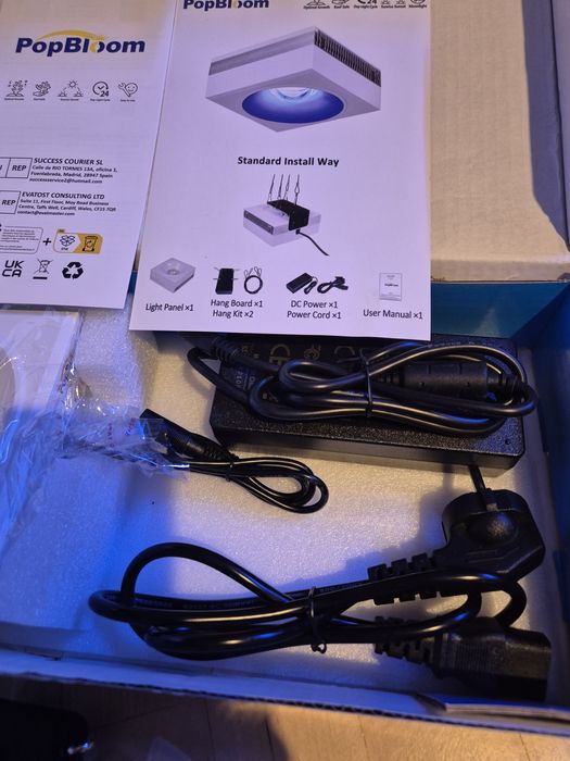 Popbloom RL90 Biała 90W lampa akwarium morskie +GRATIS