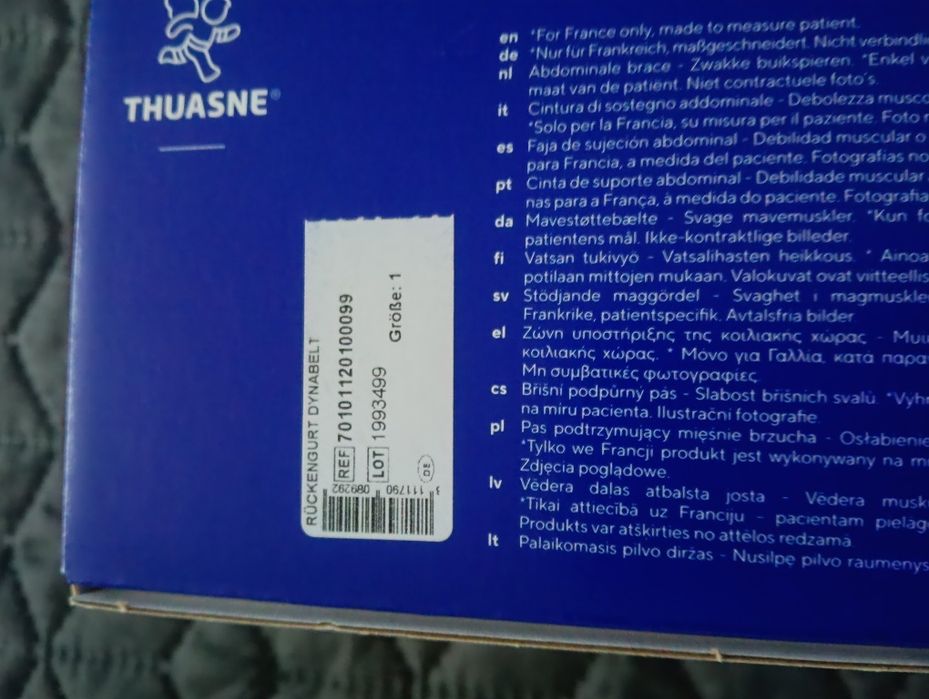 Pas podtrzymujacy mięśnie brzucha