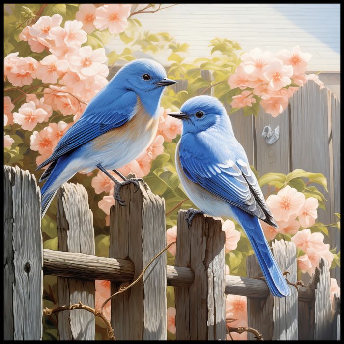 Plakat 90x90cm Wiosna u Bram