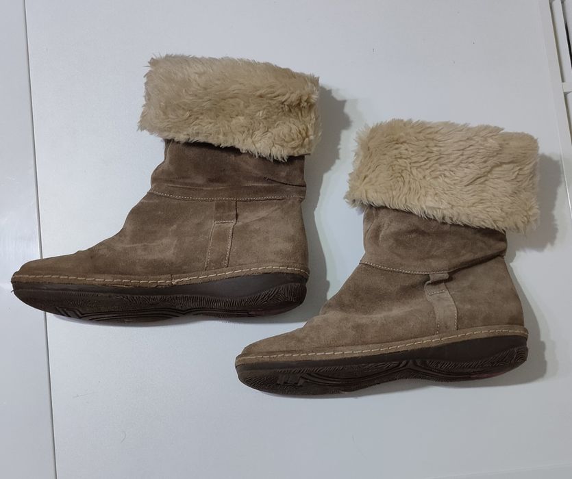 Демісезонні чобітки жіночі (замша, р.37)
