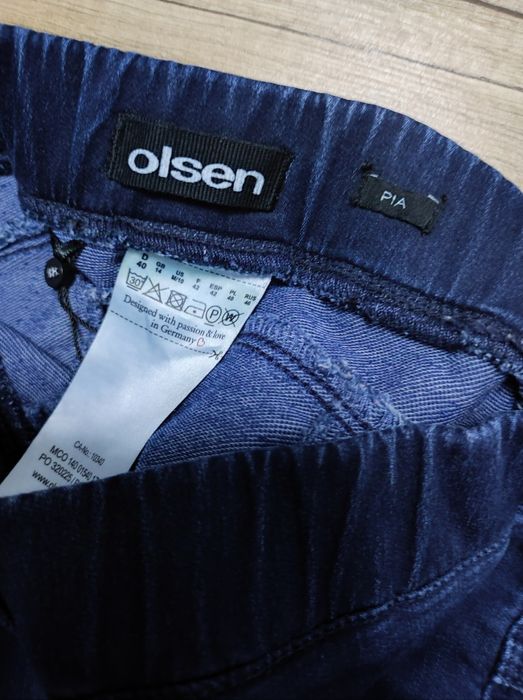 Spodnie jeansowe Olsen M L eleganckie i na codzień