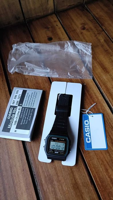 Casio F‑91W‑3 – Vidro Verde - Dificil de arranjar (Mercado Asiático)