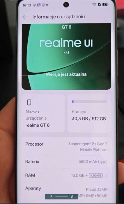 Realme gt6 16gb 512gb