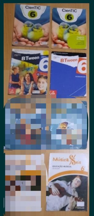 Manuais escolares para 6 ano