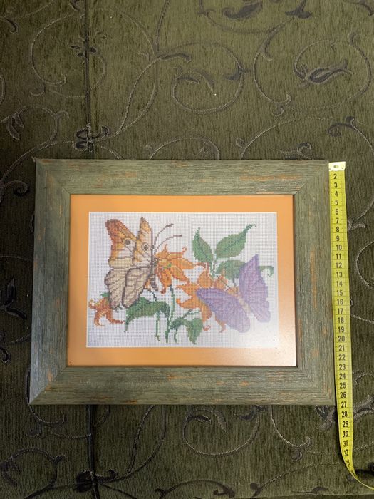 Картина вишита «Метелики»