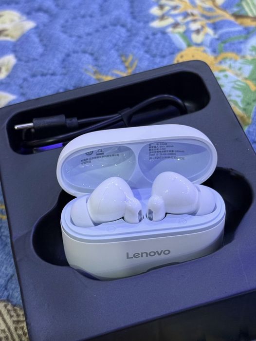 Бездротові навушники Lenovo EA175 (Bluetooth 5.3, баси, нові)