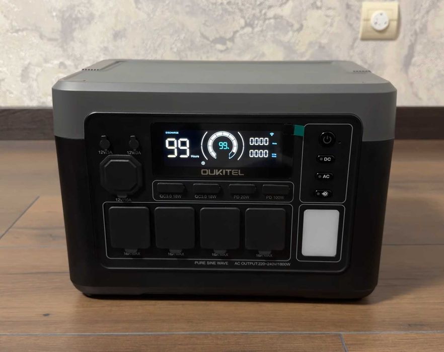 Зарядна станція Oukitel P1000E Plus 1800W 1024Wh LiFePO4 Нова