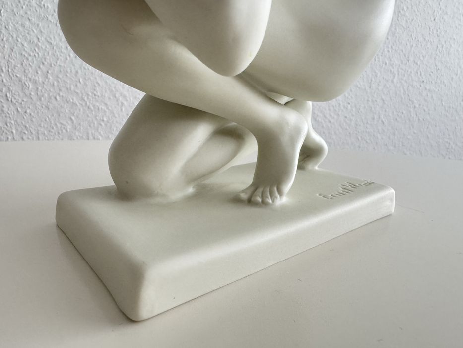 Figurka porcelanowa Rosenthal, akt – Pijąca wodę, Ernst Wenck