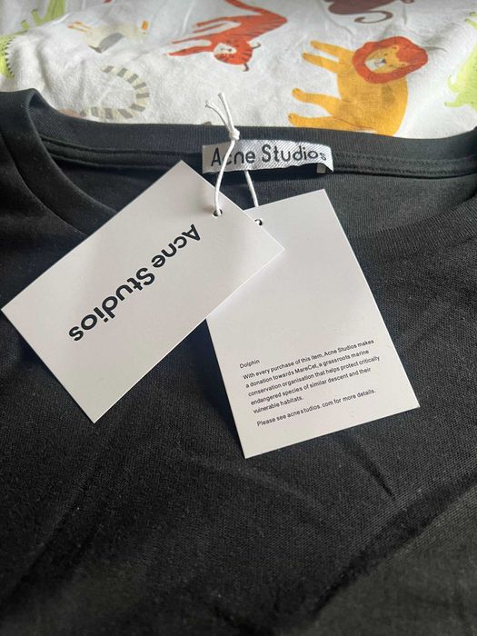 Acne Studios koszulka czarna Black Long Sleeve Xl new