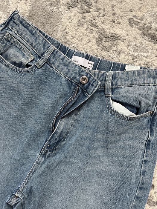 Джинси вільні блакитні Sinsay Denim