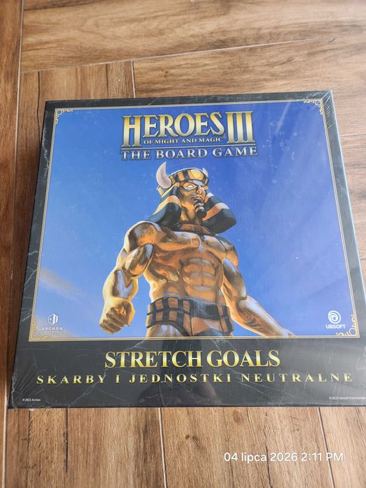 Heroes 3 might & magic gra planszowa. Stretch goals, nowe, zafoliowane.