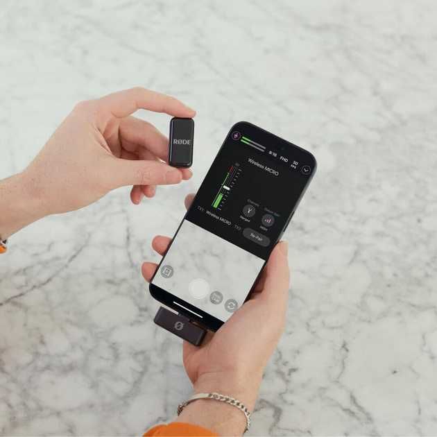 Мікрофонна радіосистема RODE Wireless Micro USB-C - Lightning Black