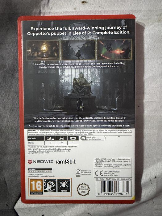 Lies of P switch 2