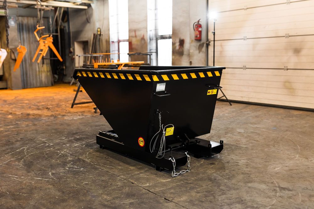 Kontener / Kontener samowyładowczy / Kontener metalowy 600L