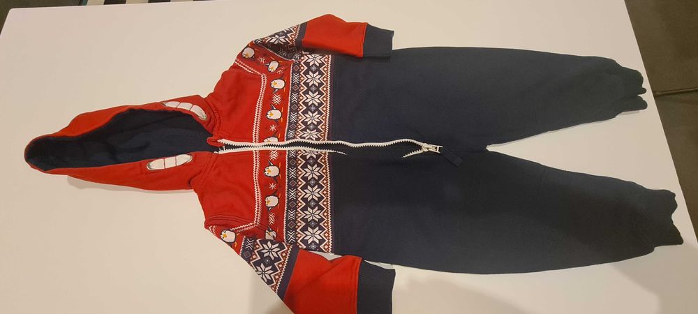 pajacyk święta mikołaj unisex rozmiar 74-80