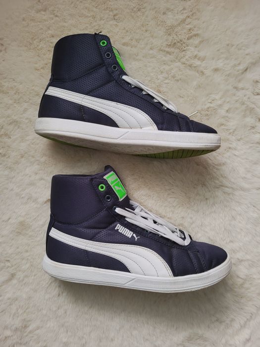Buty Puma Archive Lite Mid 41 granatowe za kostkę