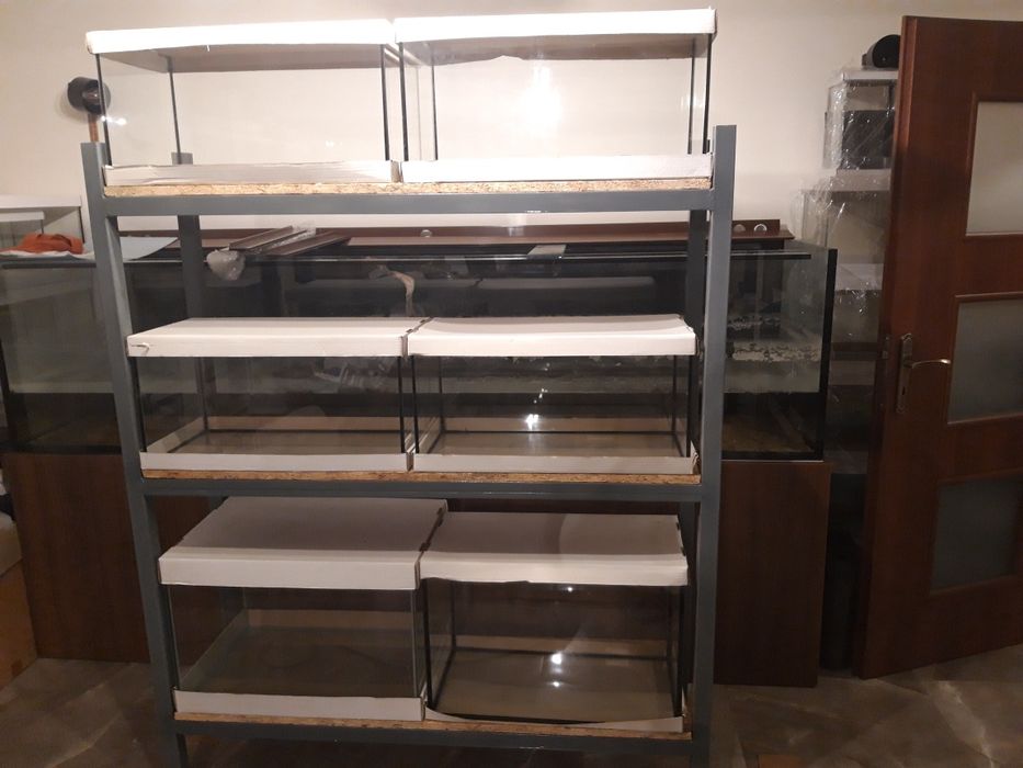 Akwarium regał 380 L hodowlany