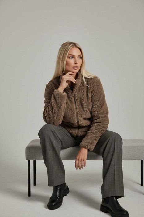 Флисовая плюшевая кофта на молнии UNIQLO, р. S/М