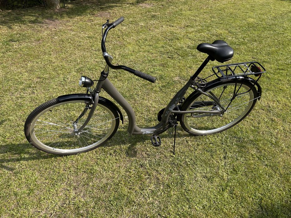 Rower miejski damski Lavida szary.