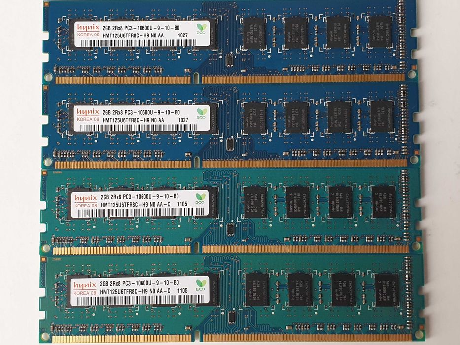 DDR3, HP 497157-D01, DIMM Hynix 2Gb 1333MHz PC3-10600U 2R8 CL9