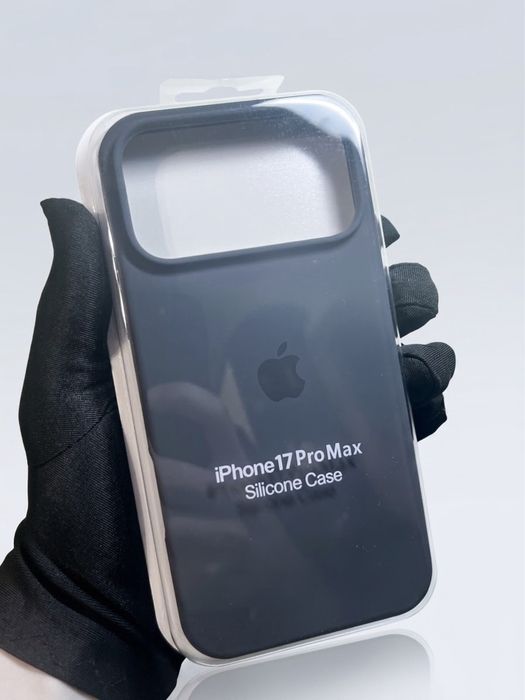 Силіконовий чохол Silicone Case з мікрофіброю для iPhone — Grey