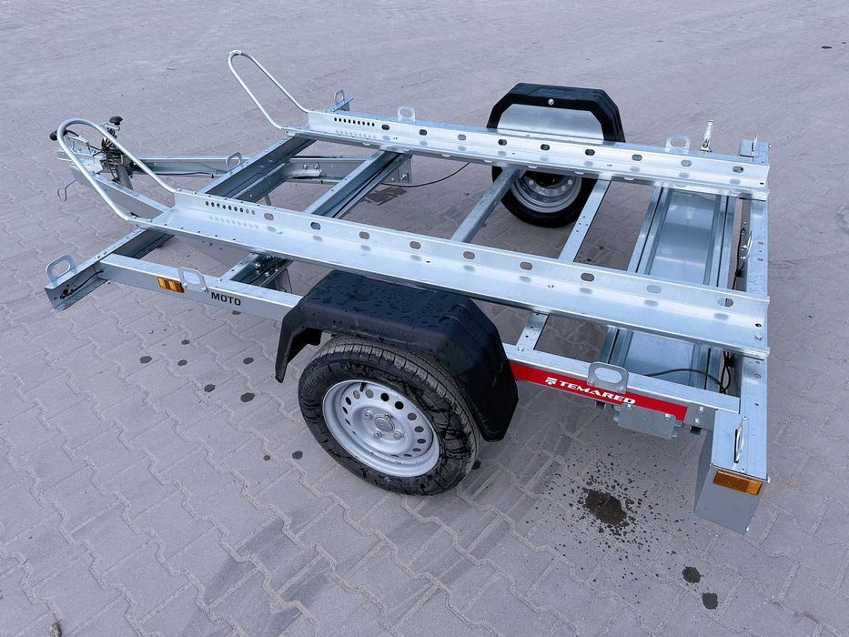 TEMARED MOTO 2 Premium DMC 750 kg na 2 motocykle bez podłogi