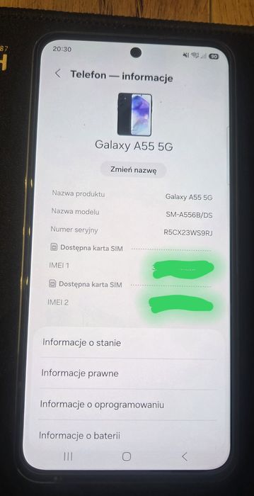 Telefon smartfon samsung a55 5g 256gb