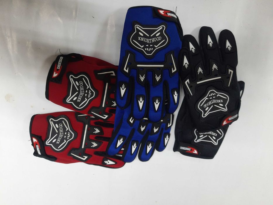 Rękawice motocyklowe dziecięce junior cross quad enduro PREZENT wysyłk