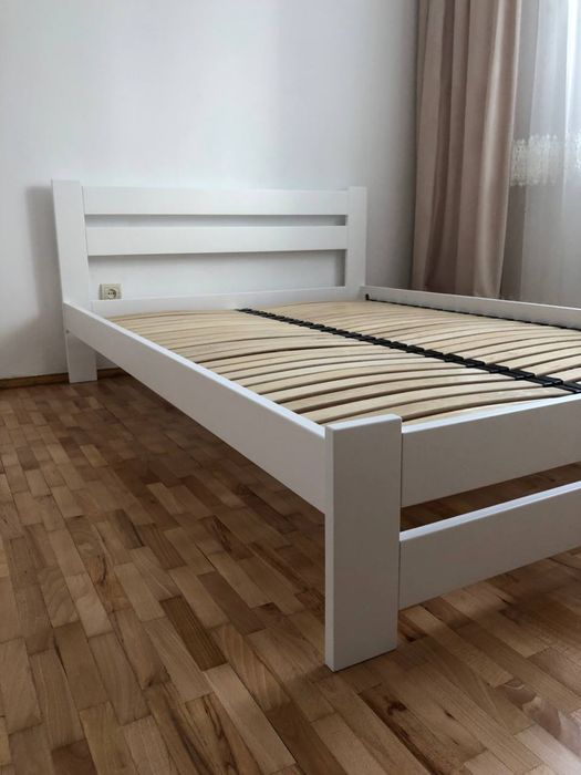 Двоспальне ліжко з натурального дерева | 160×200 кровать