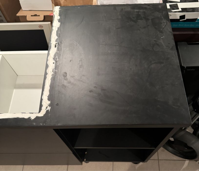 Szafka pod umywalke czarna z szufladami