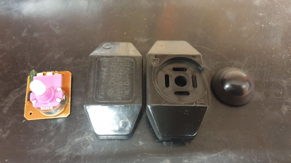 Ściemniacz nakablowy, regulator do lampy lampki włącznik