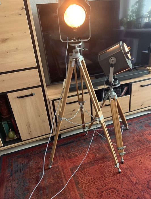 Lampa podłogowa stojaca  Loft Vintage Industrial Prl