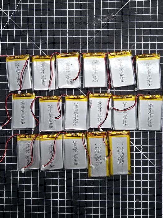 LiPo 800 mAh, 3,7V, 4,2x33x50мм LiPower акумулятор літій-полімерний LP