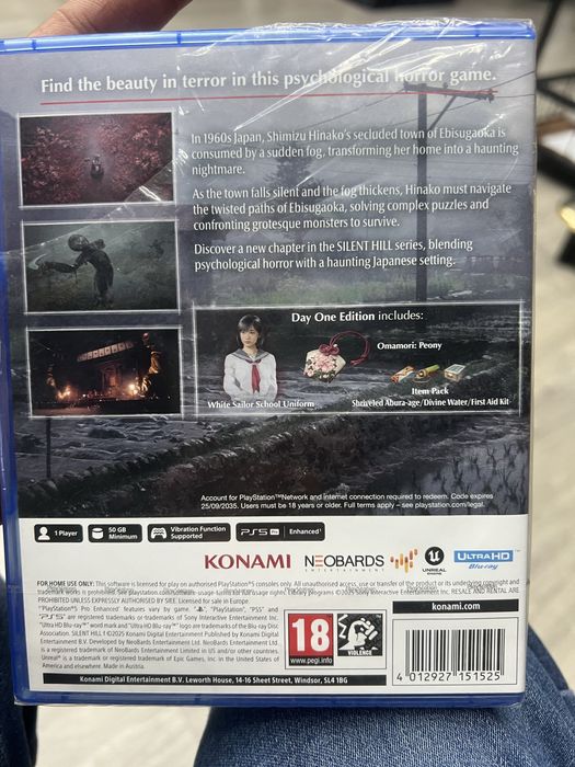Jogo ps5 silent hill
