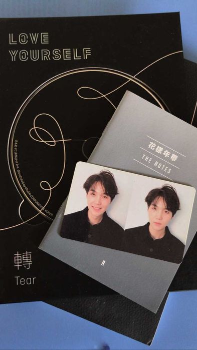 Álbum BTS Love Yourself: Tear Ver. R (Suga photocard)