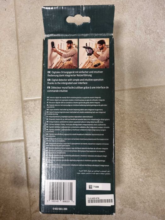 Wykrywacz Detektor Przewodów Kabli Rur Drewna Metalu Bosch