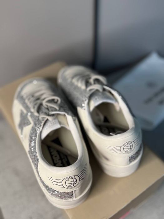 Кеди кеды голден гуз срібло кроссовки женские Golden goose