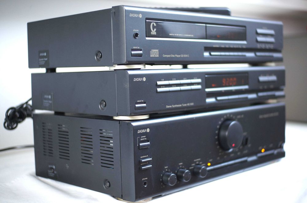 Wieża Diora WS 504B, AS 500, CD 504C, PA 504 - wersja eksportowa